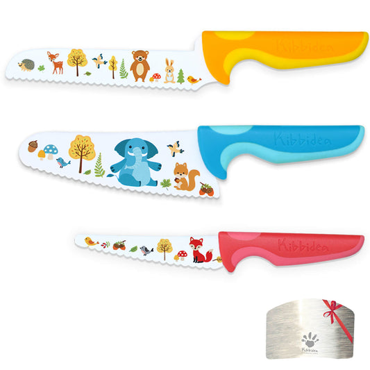 Animal Series Kid-Safe Kitchen Knife Set