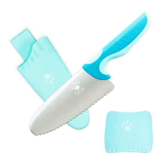 Cooking with Kids - Junior Chef's Knife for Kids (TEAL) - Full Tang,  Tapered Demi-Bolster Design, High Performance German Stainless Steel: Real  Cooking Tools for Children - Yahoo Shopping