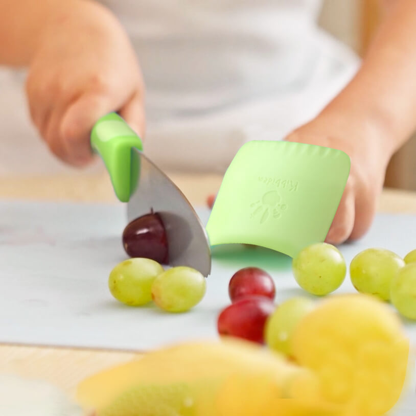 Kid-safe Chef Knife Set Green